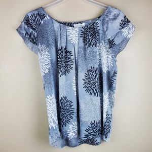 Dressbarn Short Sleeve Floral Blouse - Size 14/16